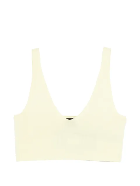 Alphatauri V-neck ribbed top