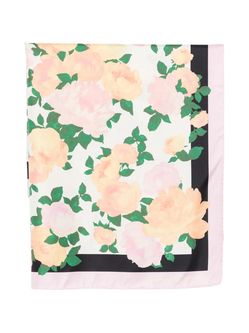 Stella McCartney floral scarf - Bianco