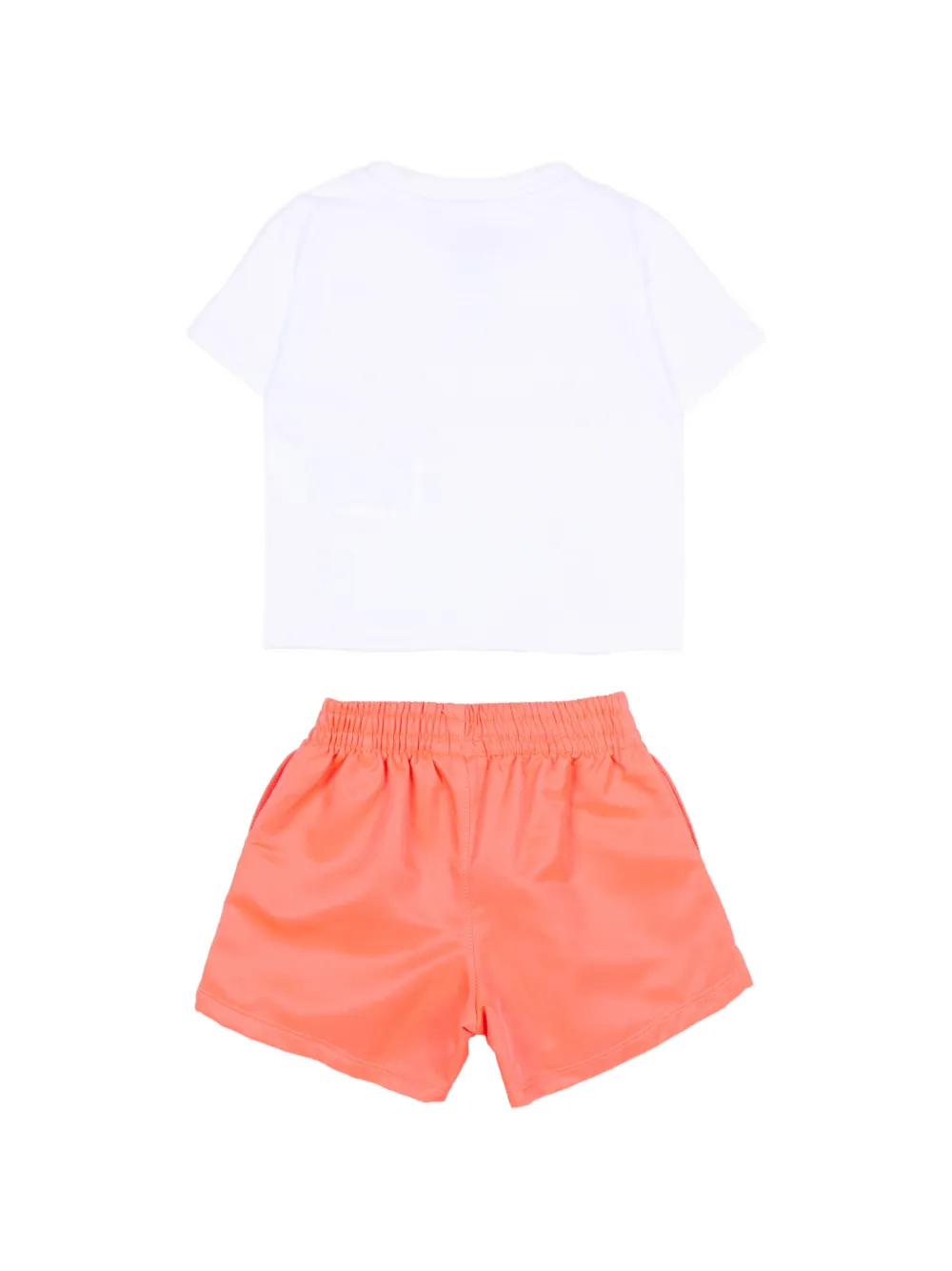  Jordan Kids Short-sleeve Shorts Set - Orange 