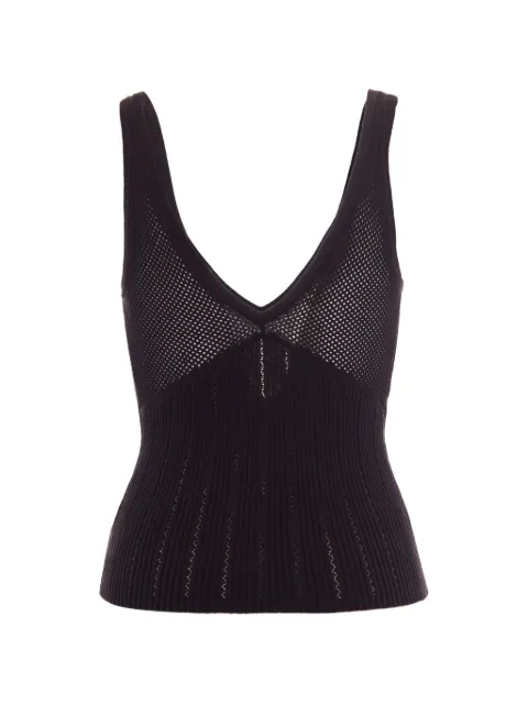 Sessùn V-neck knitted top