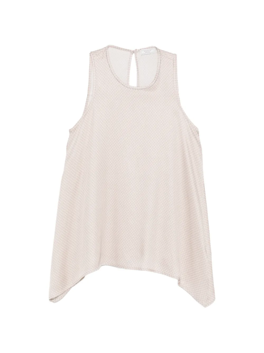 Peserico geometric-print blouse - Toni neutri