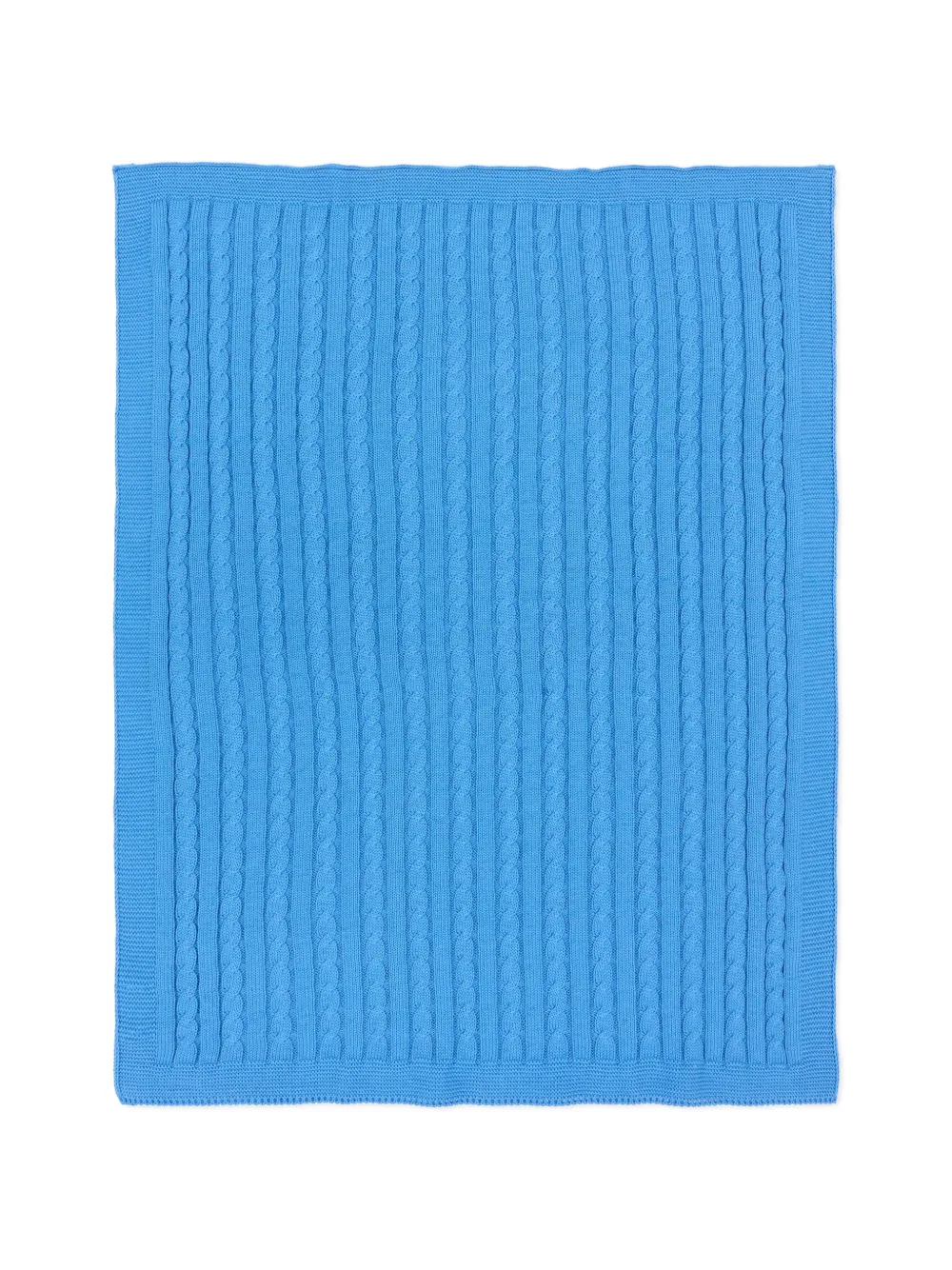 Little Bear Kabelgebreide deken Blauw