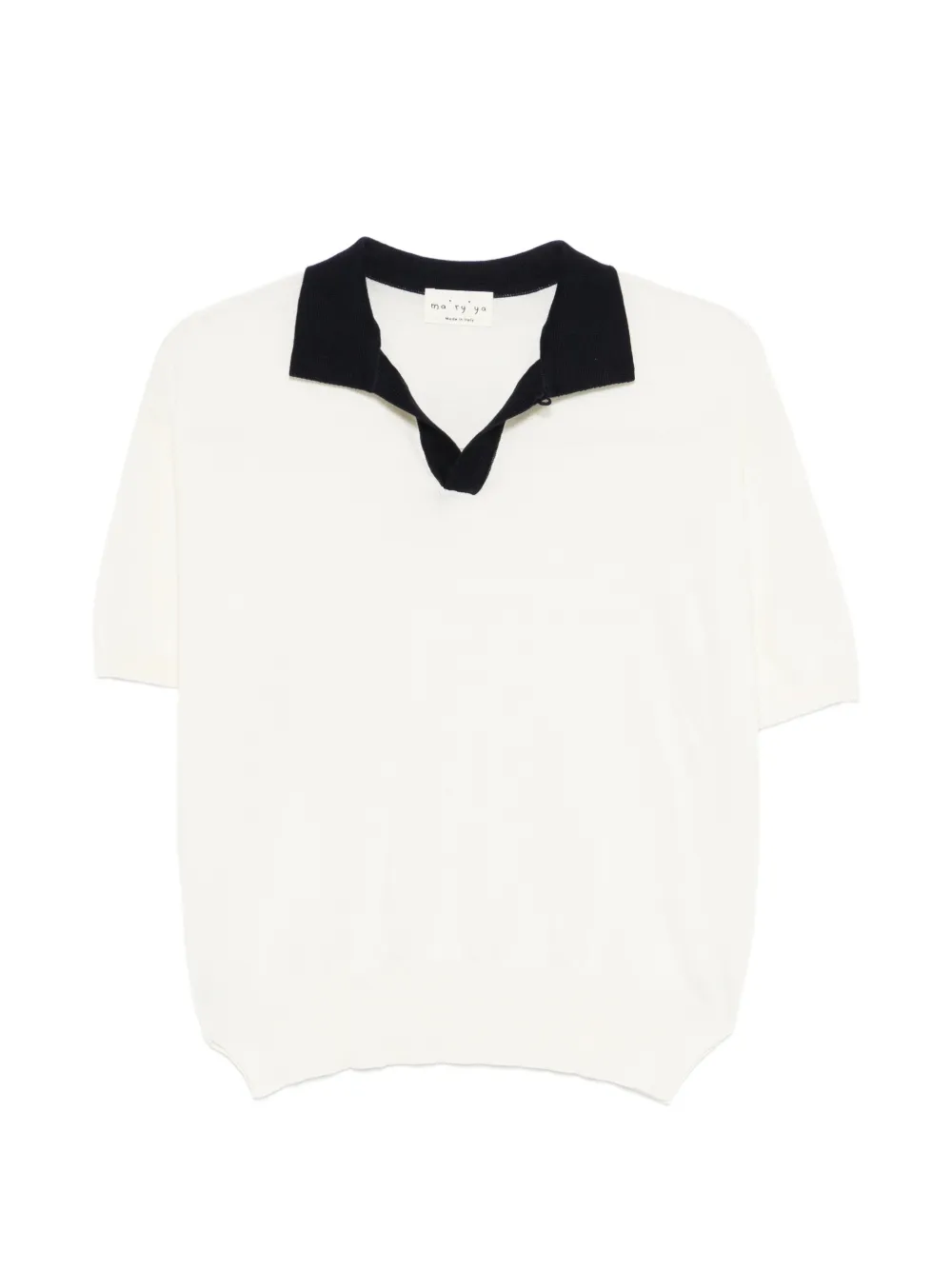 Ma'ry'ya collared polo shirt - Toni neutri