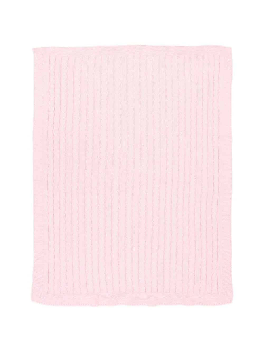  Little Bear Cable-knit Blanket - Pink 