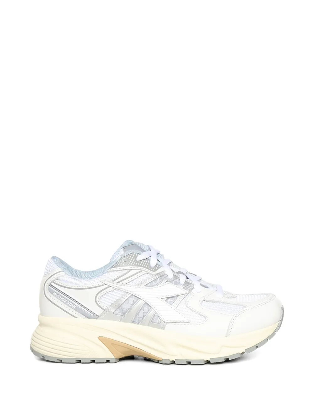 Diadora Mythos Star Lea sneakers met logodetail Wit