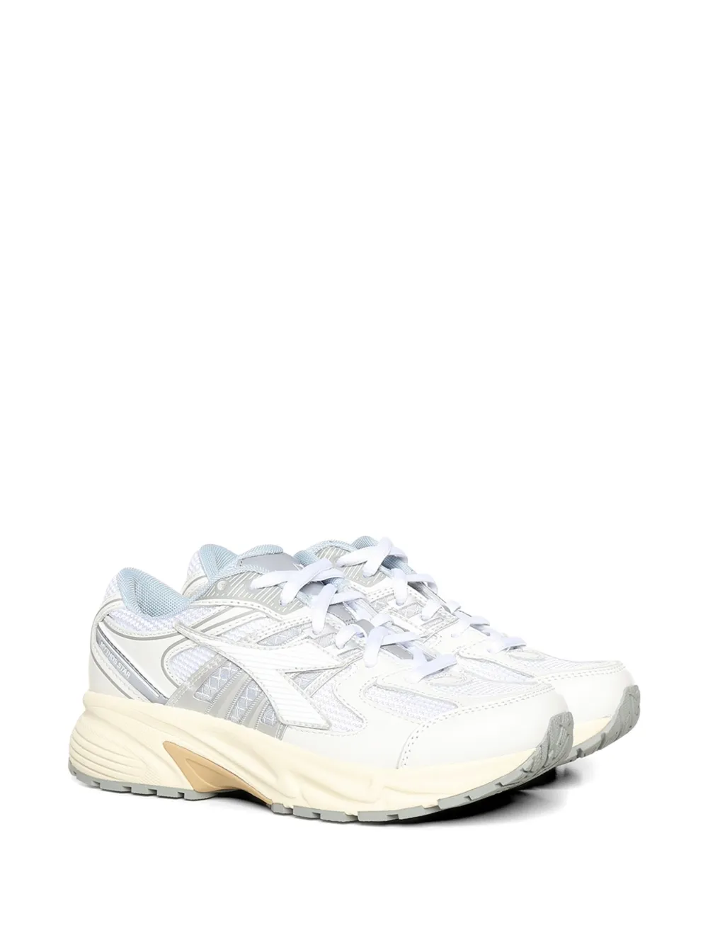 Diadora Mythos Star Lea sneakers met logodetail Wit