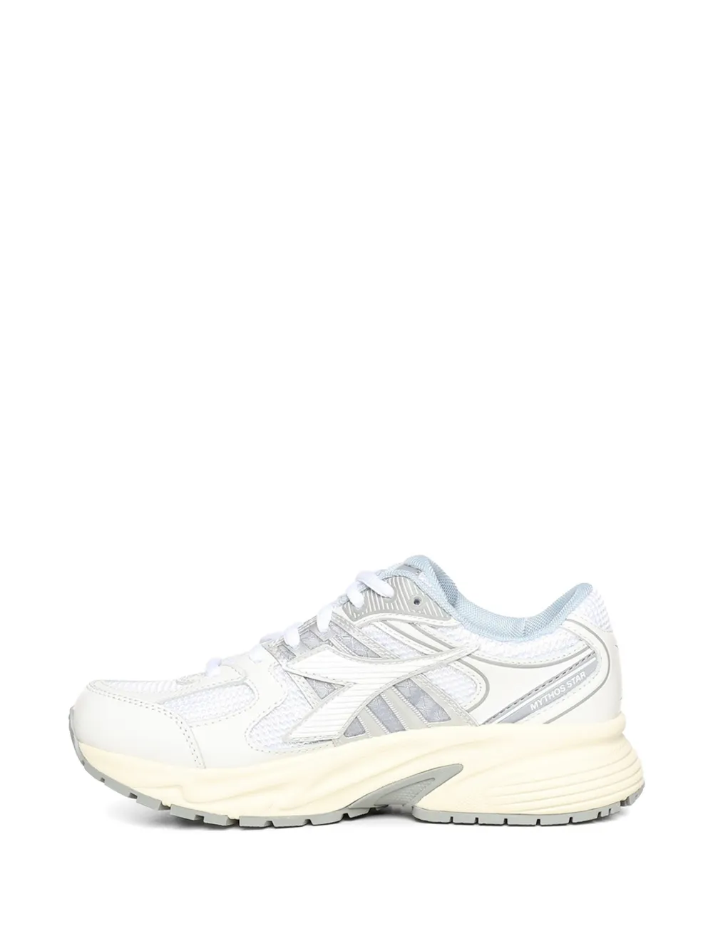 Diadora Mythos Star Lea sneakers met logodetail Wit