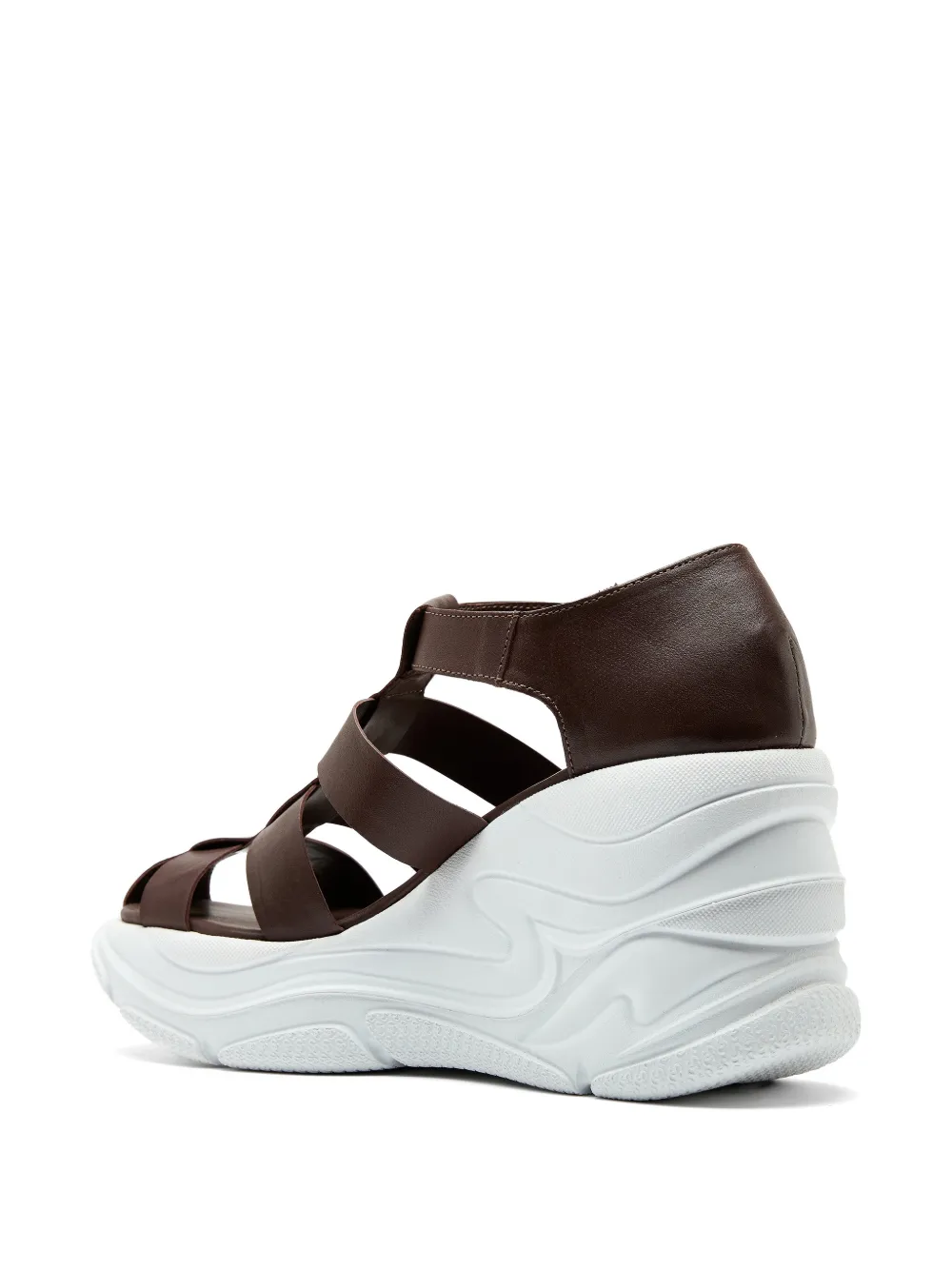 Sarah Chofakian Saint Honore strappy sandals Bruin