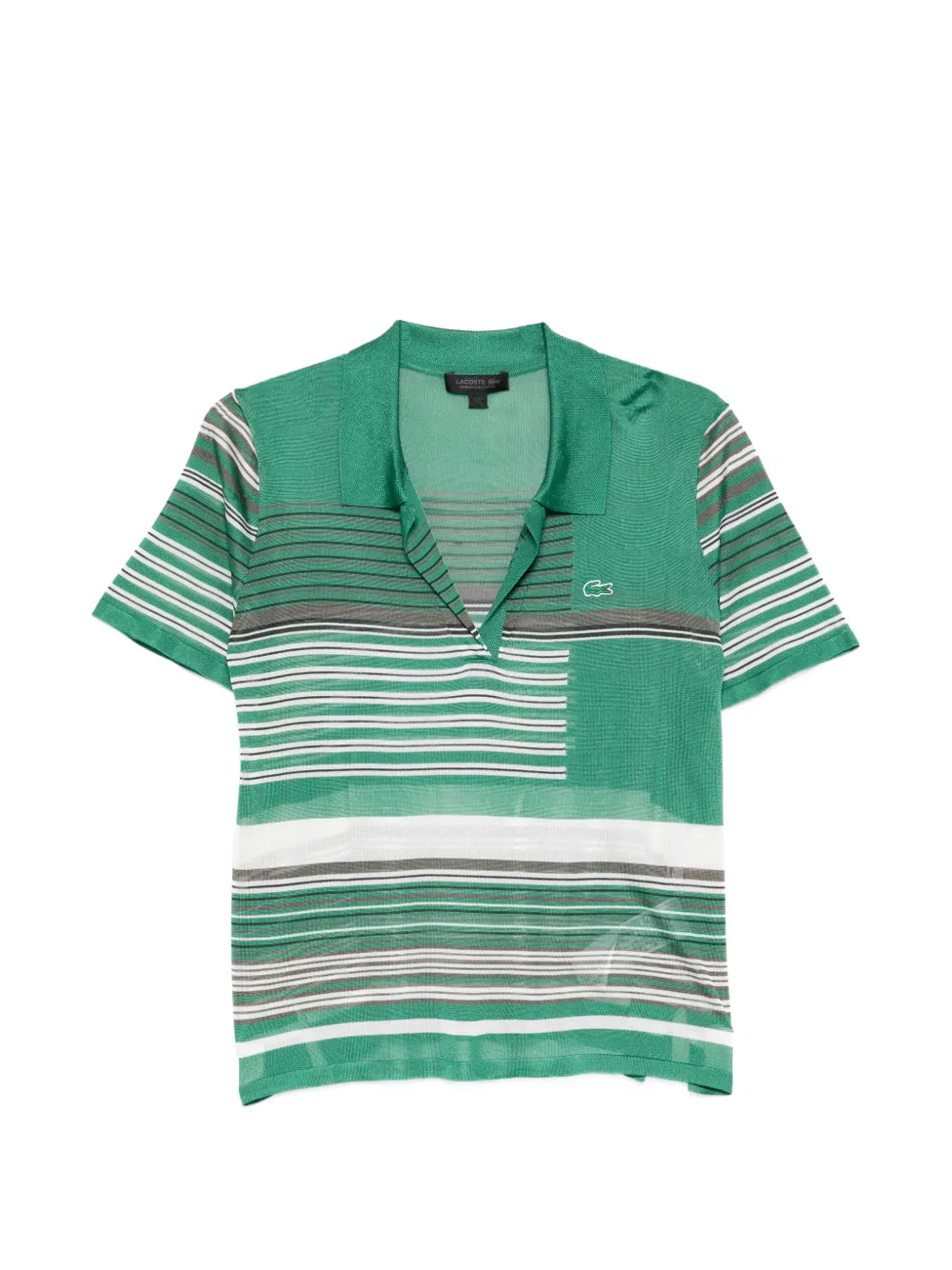 Lacoste striped polo shirt - Grün