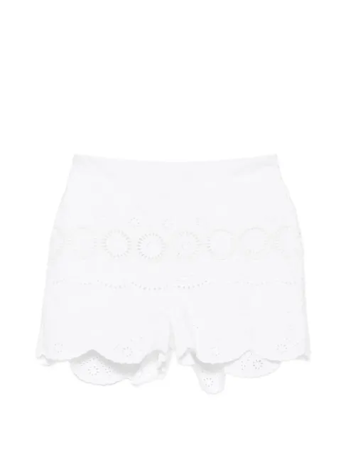 Stella McCartney Kids shorts con ribete festoneado