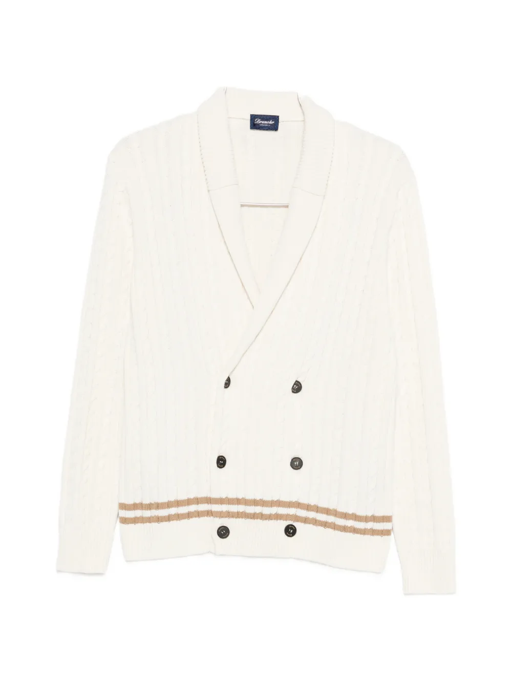 Drumohr double-breasted cardigan - Neutrals
