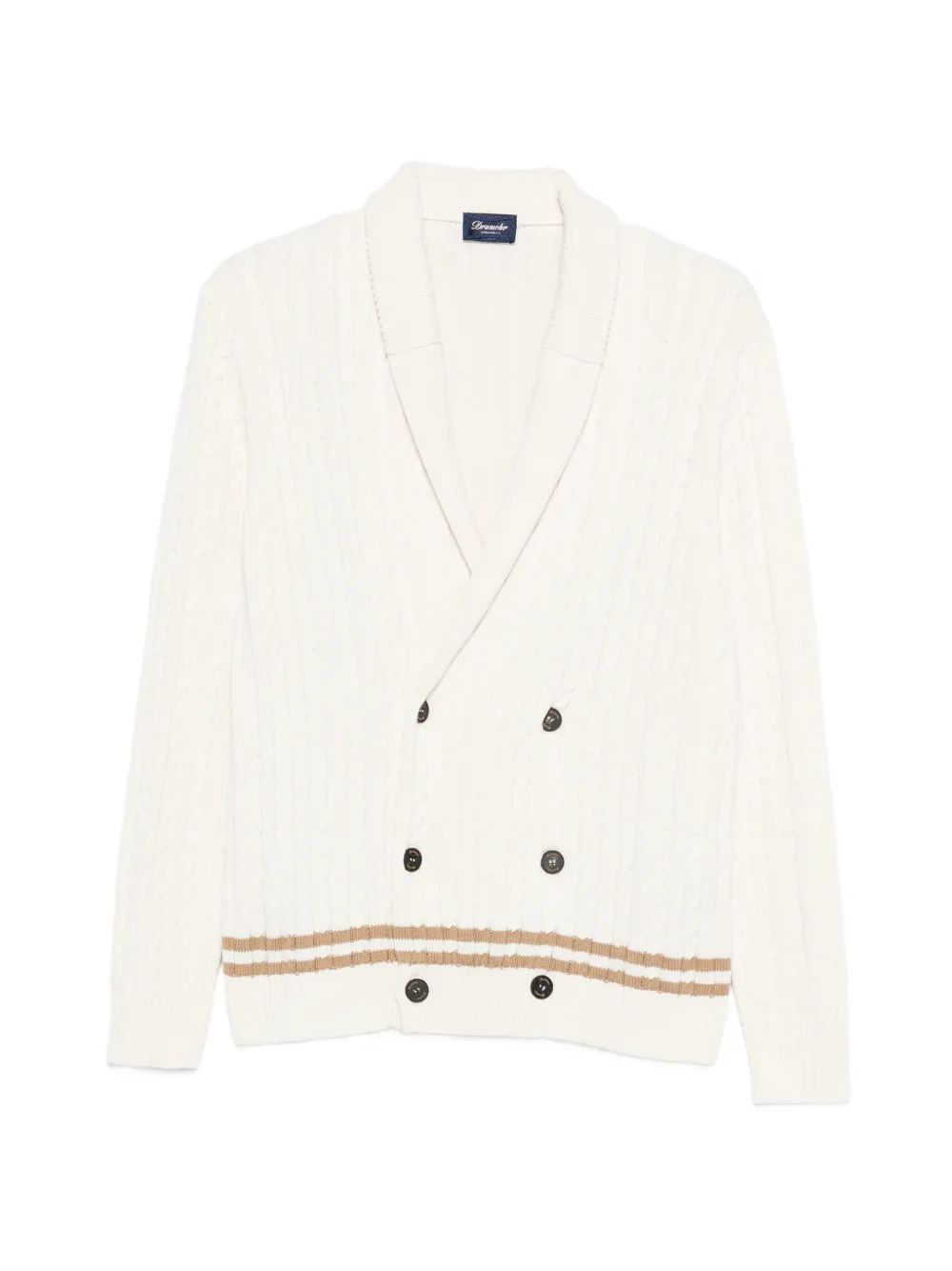 Drumohr double-breasted cardigan - Nude