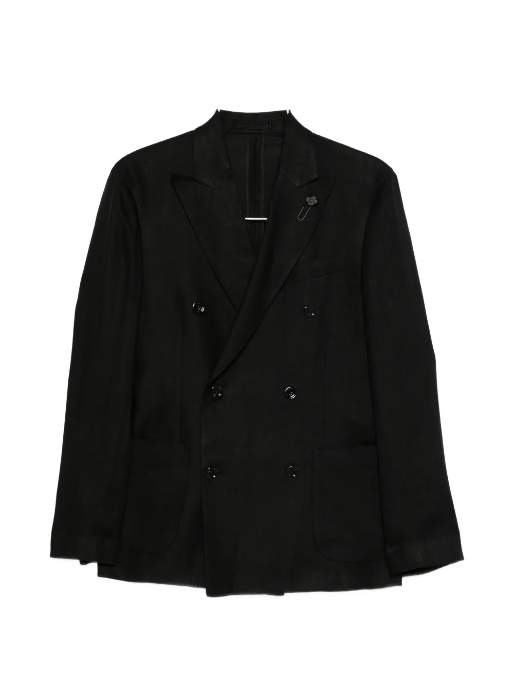 Lardini double-breasted suit - Nero