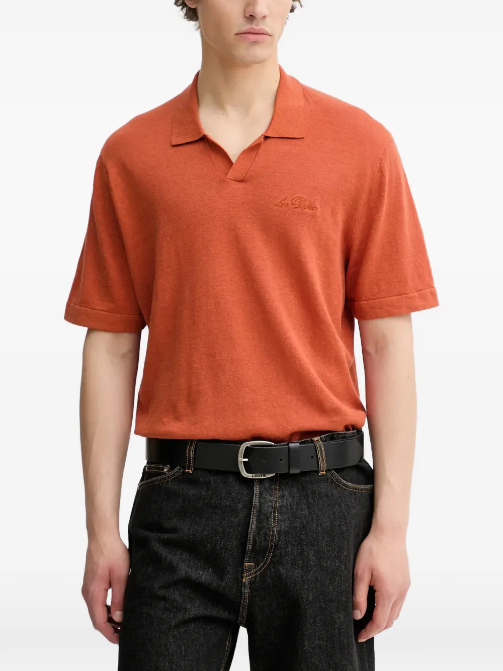 Les Deux embroidery-logo T-shirt