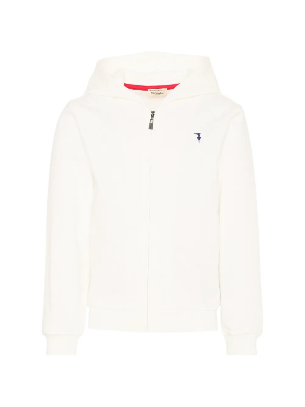 TRUSSARDI JUNIOR zip hoodie - Bianco