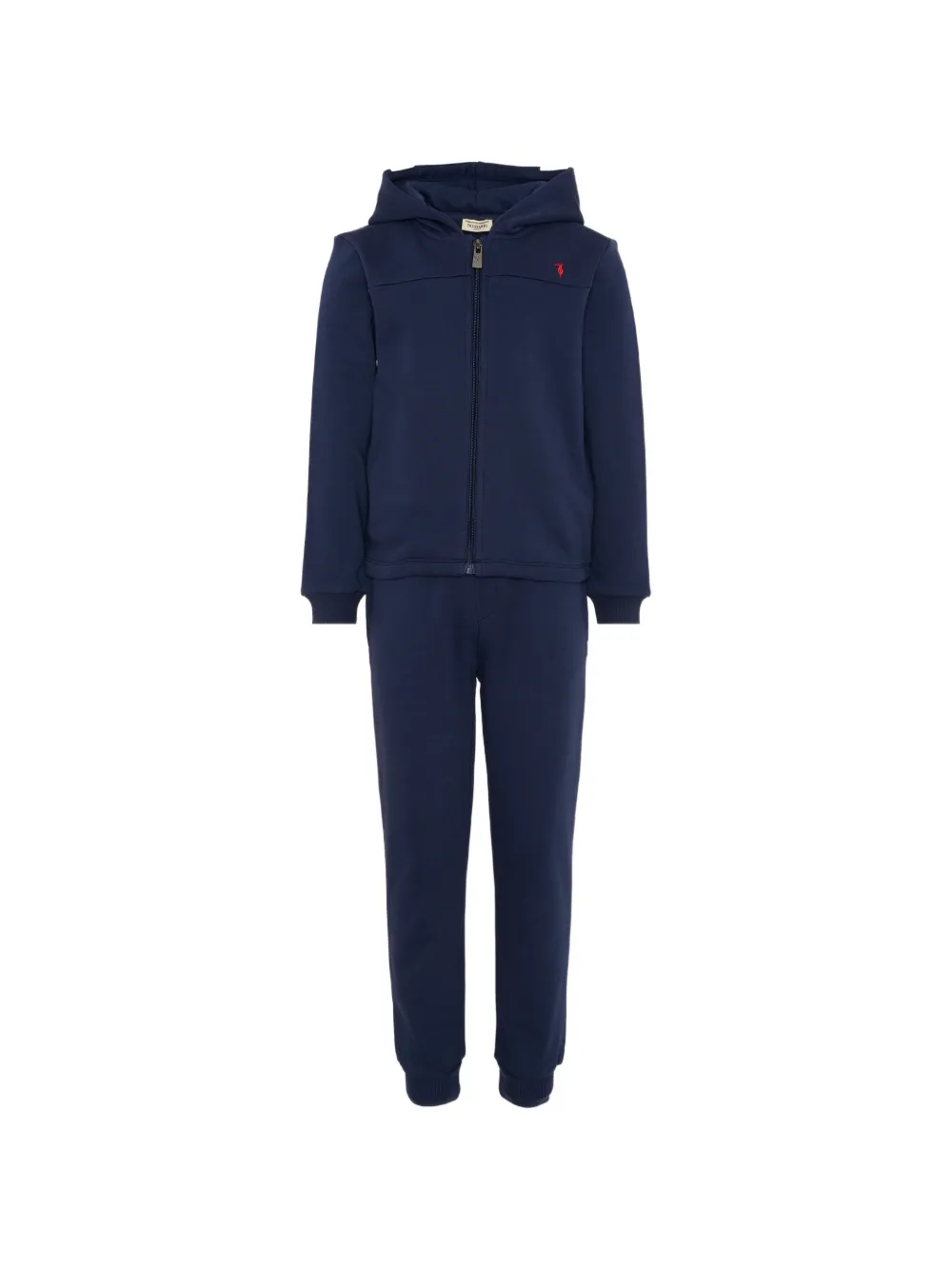 TRUSSARDI JUNIOR hooded zip tracksuit - Blu