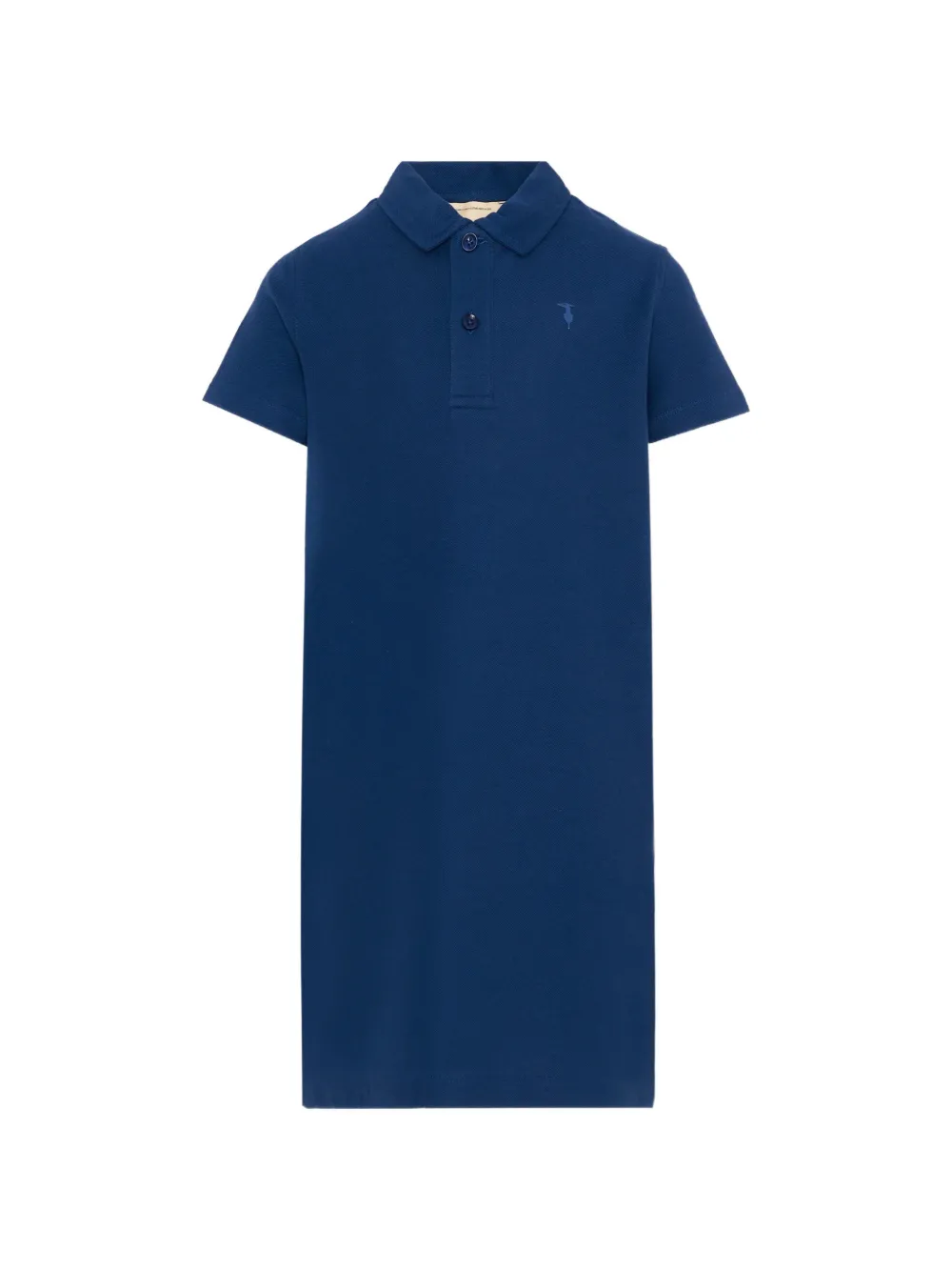TRUSSARDI JUNIOR short-sleeve polo dress - Blu