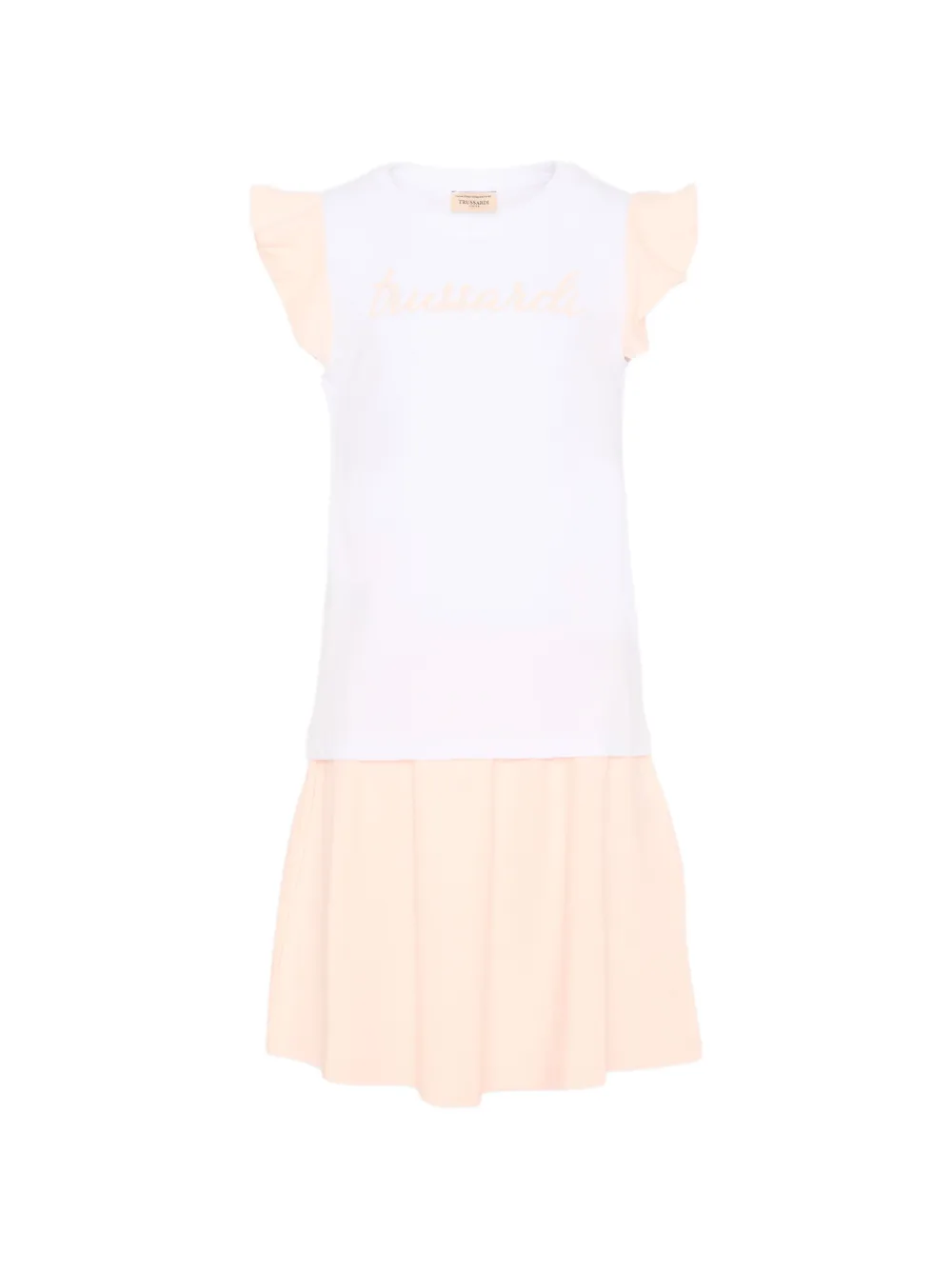 TRUSSARDI JUNIOR ruffled skirt set - Bianco