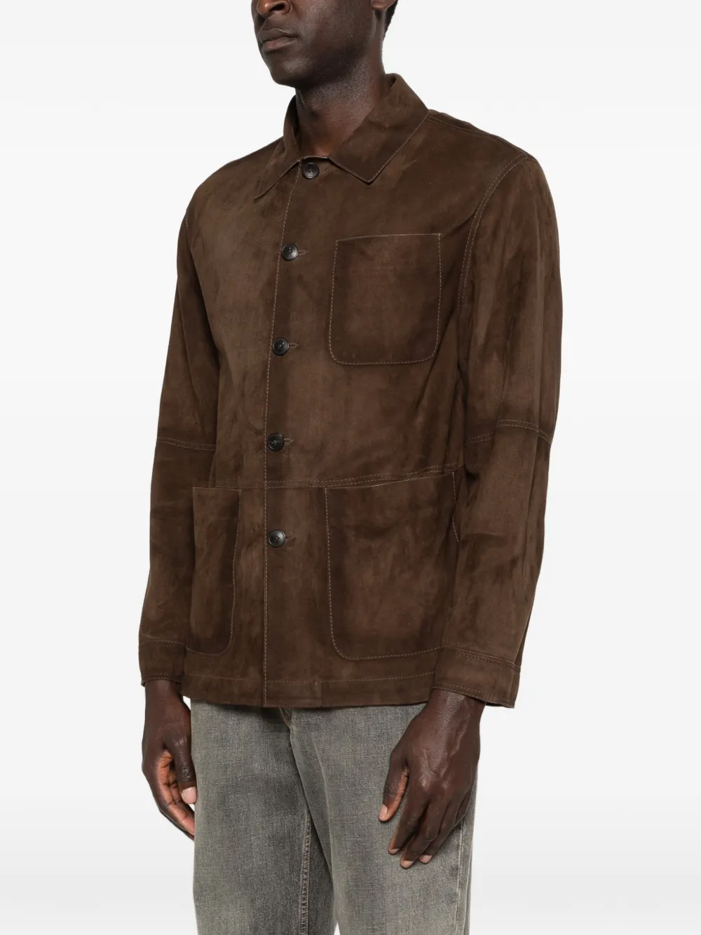  Leather Authority Chaqueta Elliott - Marrón 