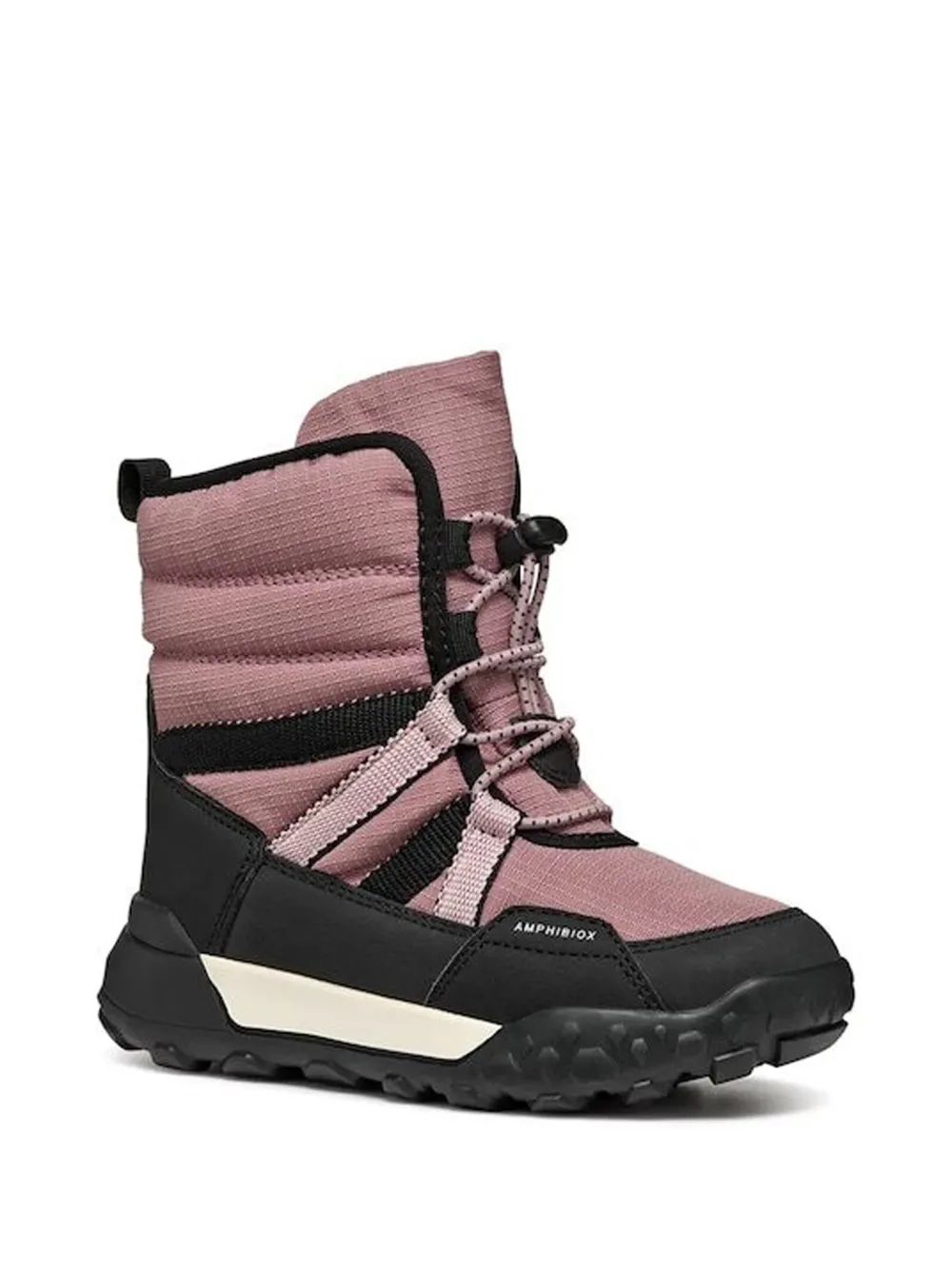 Geox Kids quilted drawstring boots Roze