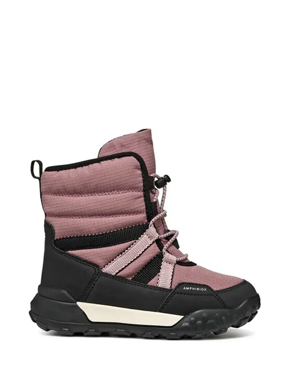 Geox Kids quilted drawstring boots Roze