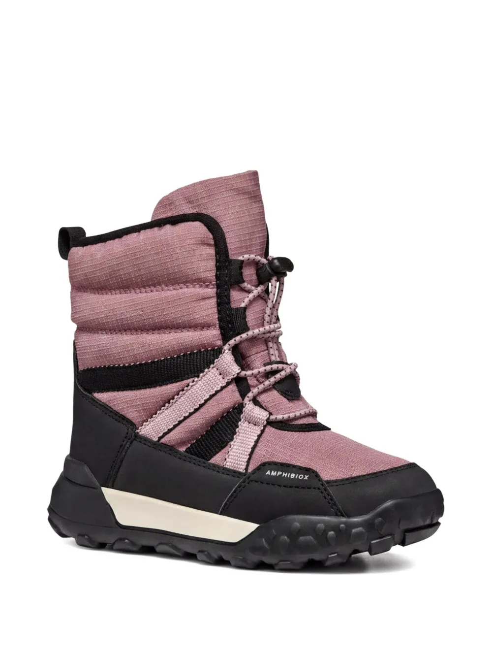 Geox Kids quilted drawstring boots - Rosa