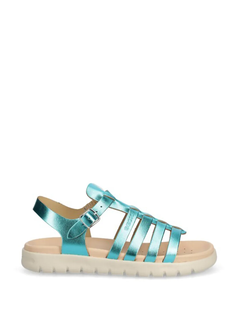 Geox Kids metallic sandals Blauw