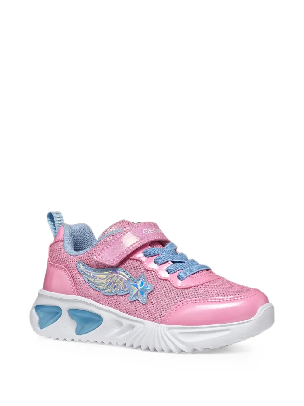 Geox Kids Assister touch-strap sneakers Roze