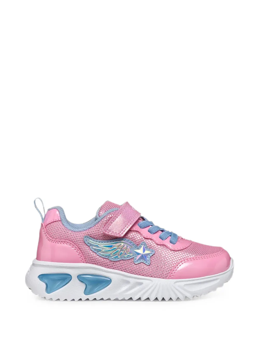 Geox Kids Assister Girl touch-strap sneakers Roze