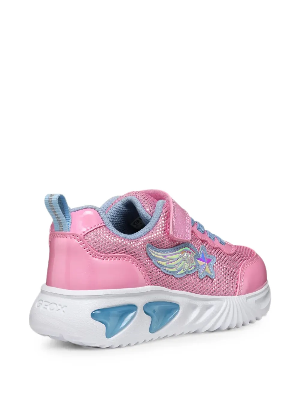 Geox Kids Assister Girl touch-strap sneakers Roze