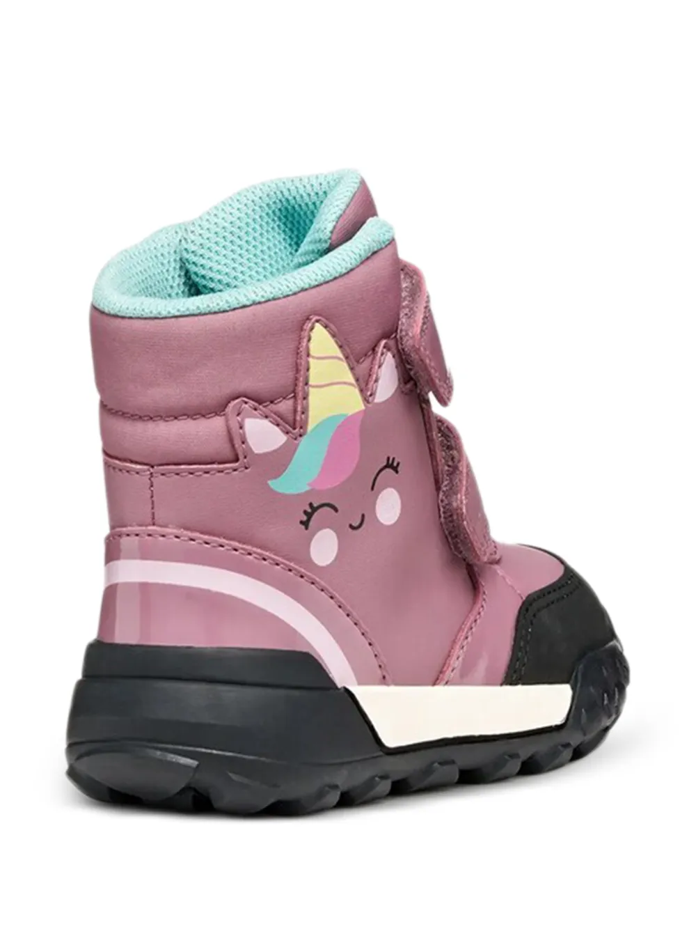 Geox Kids Trekkyup Abx laarzen met eenhoorn Roze