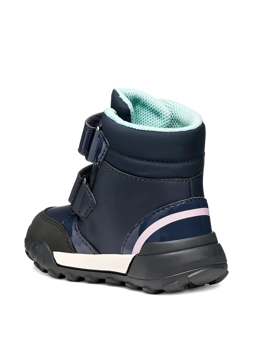 Geox Kids Trekkyup laarzen met eenhoorn-patroon Blauw