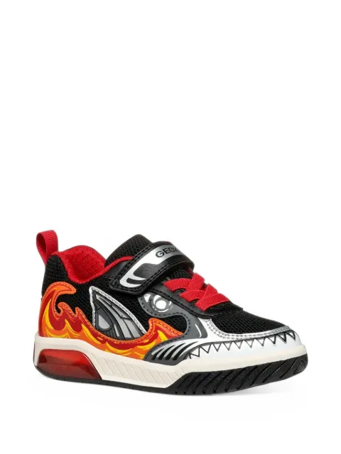 Geox Kids Inek flame-detail sneakers