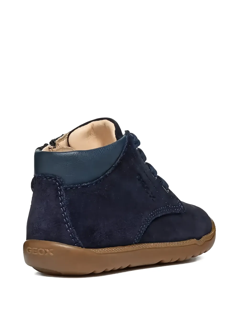 Geox Kids Enkellaarzen met veters Blauw