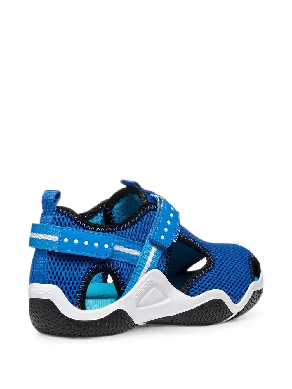 Geox Kids Wader mesh touch-strap sandals Blauw