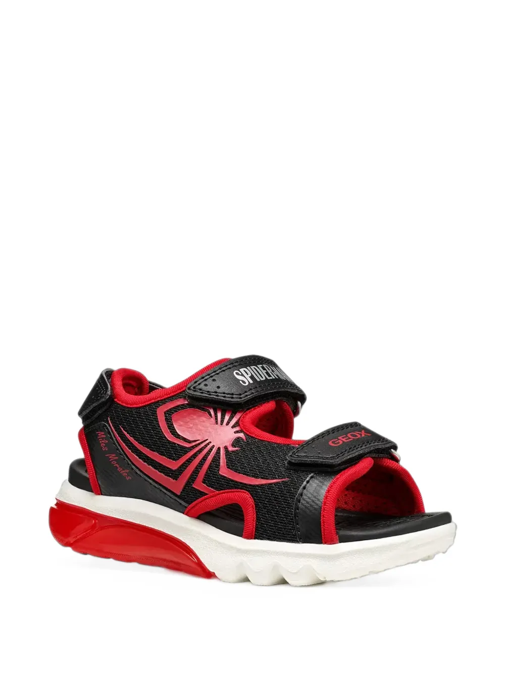 Geox Kids x Marvel Ciberdron B Spider-Man touch-strap sandals - Nero
