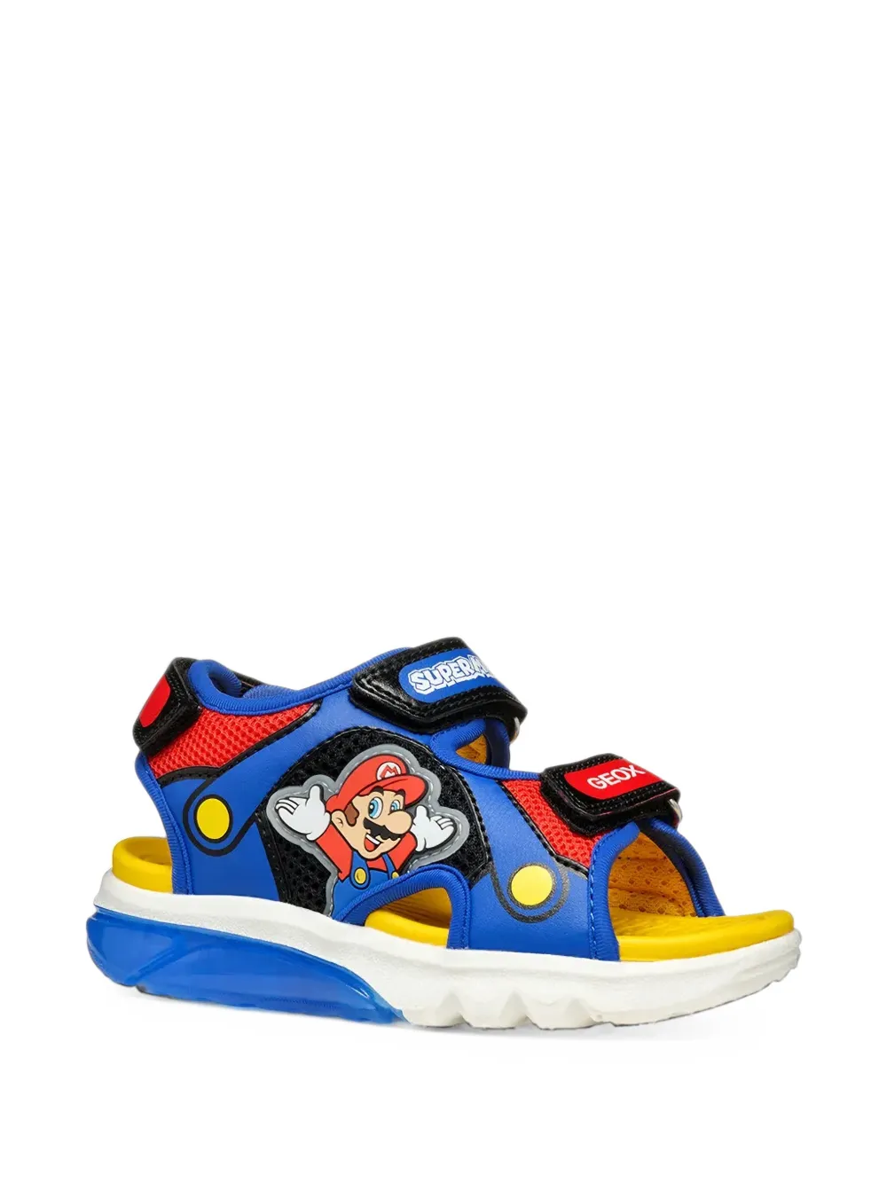 Geox Kids x Super Mario touch-strap sandals - Blu