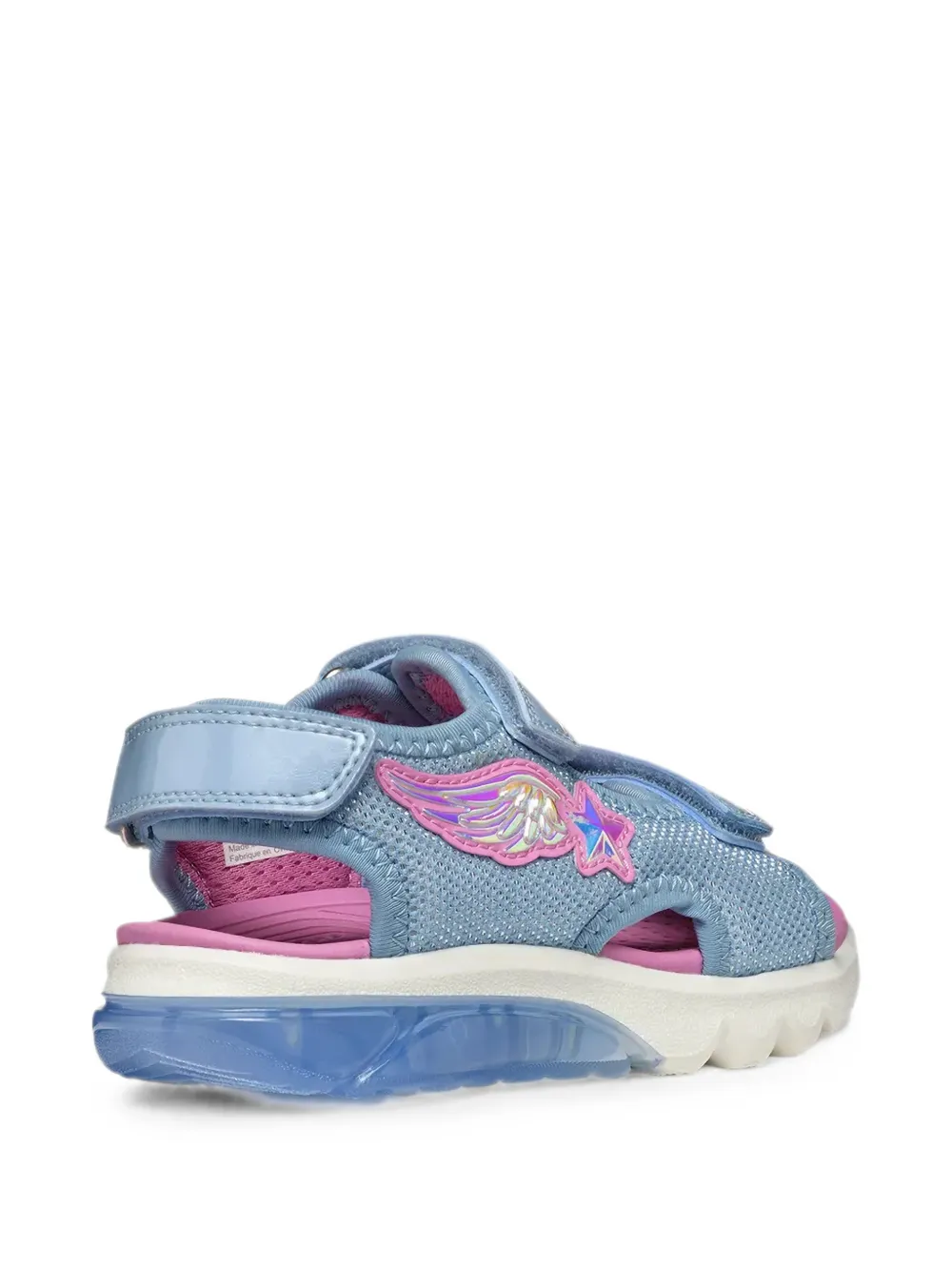 Geox Kids Sandalen met ster-applicatie Blauw