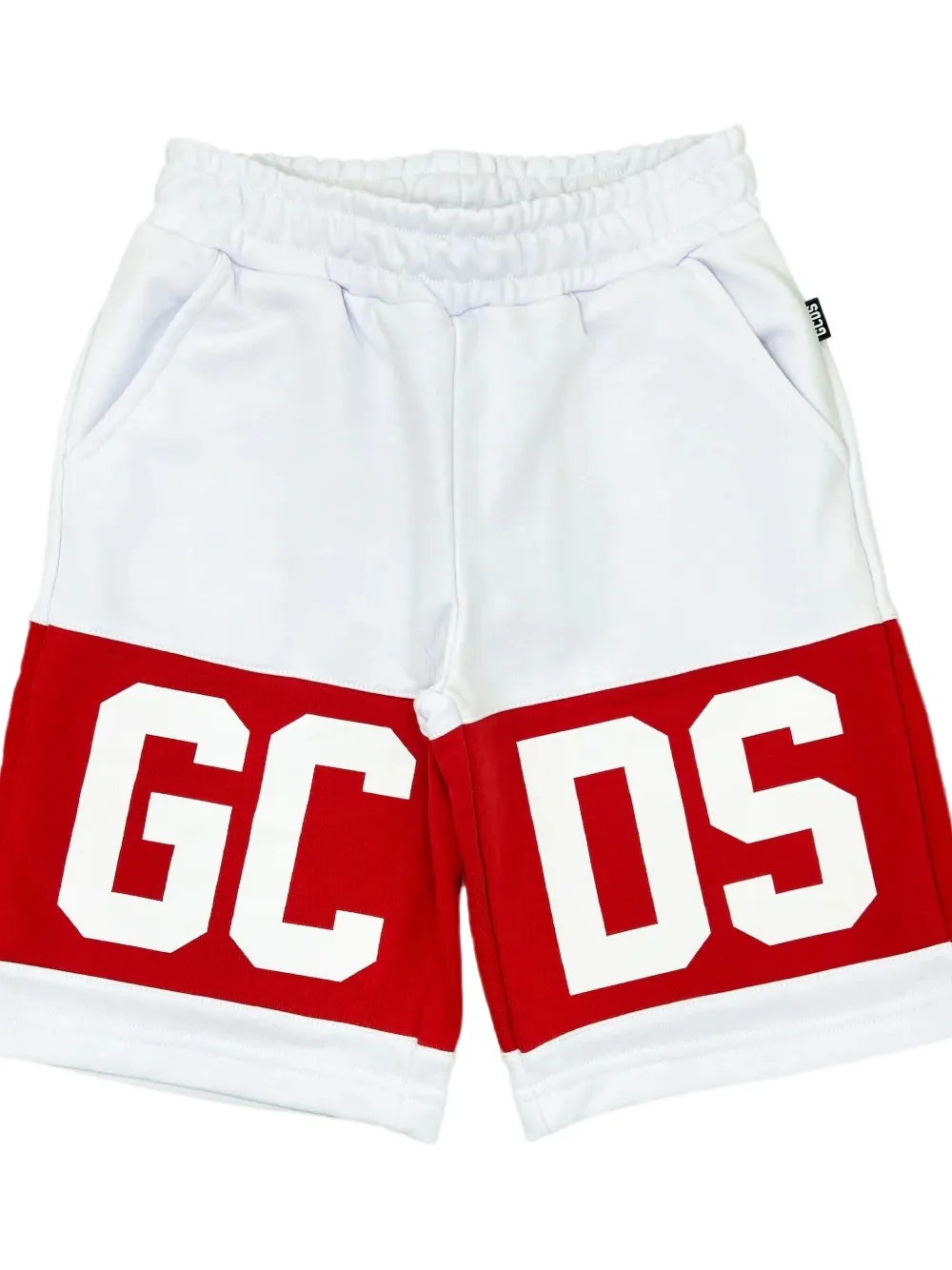Gcds Kids Shorts met logo Wit