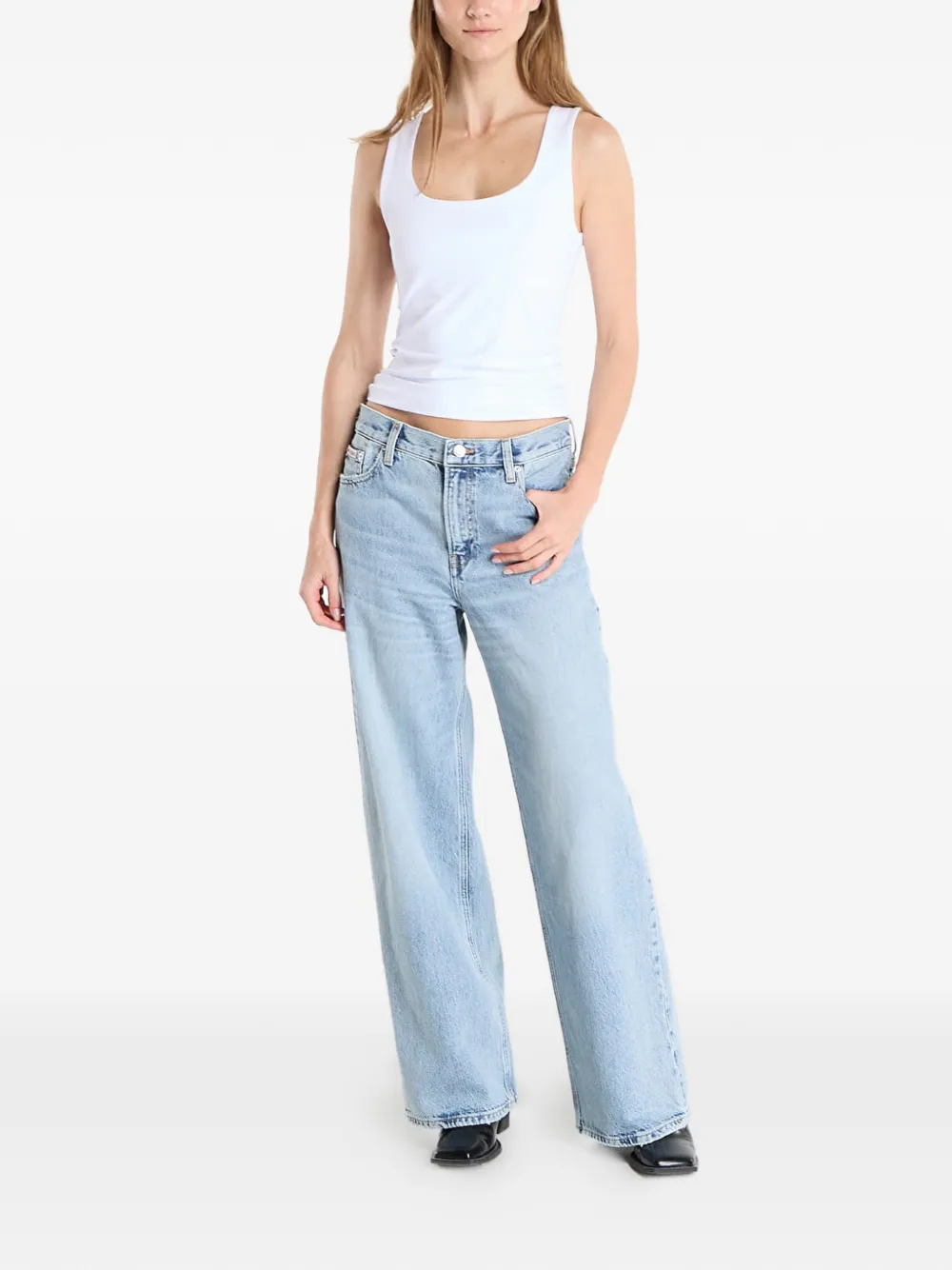  Calvin Klein Wide-leg Jeans - Blue 