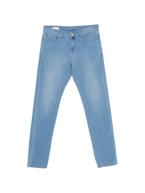 Incotex faded-effect slim-cut jeans