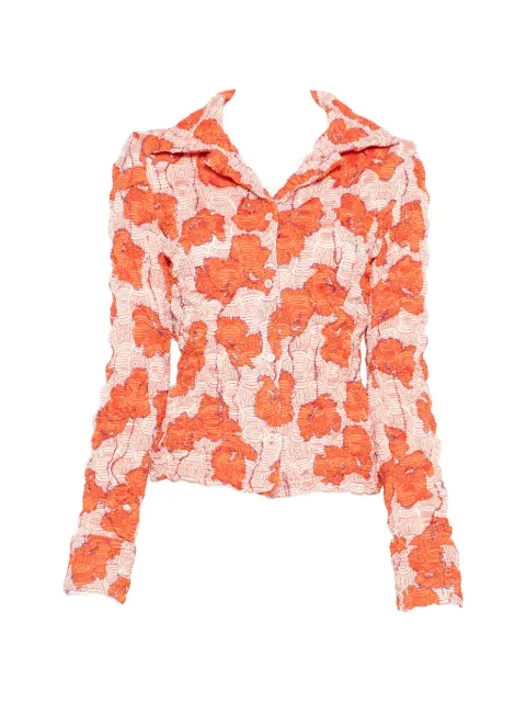 Séfr Erin crinkled floral shirt
