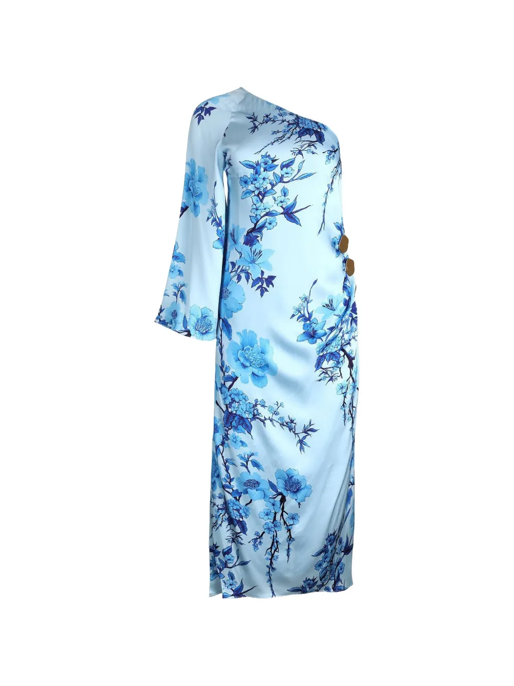 Borgo De Nor Atlantis one-shoulder midi dress - Blau