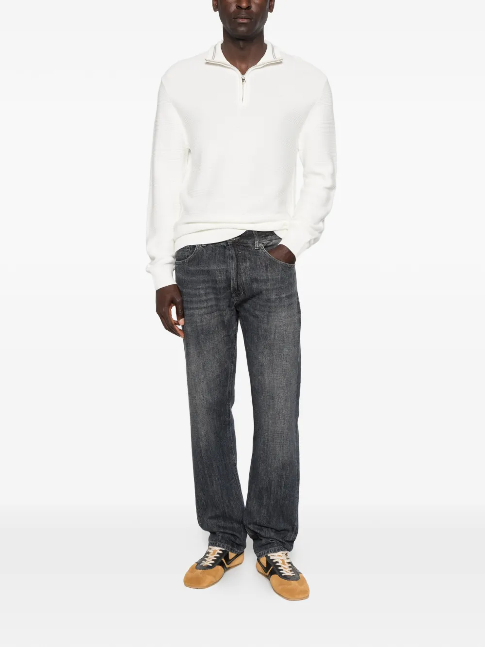DONDUP Jeans met vervaagd-effect Blauw