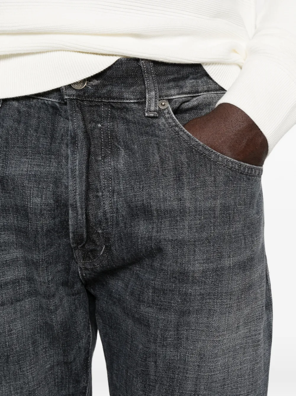 DONDUP Jeans met vervaagd-effect Blauw