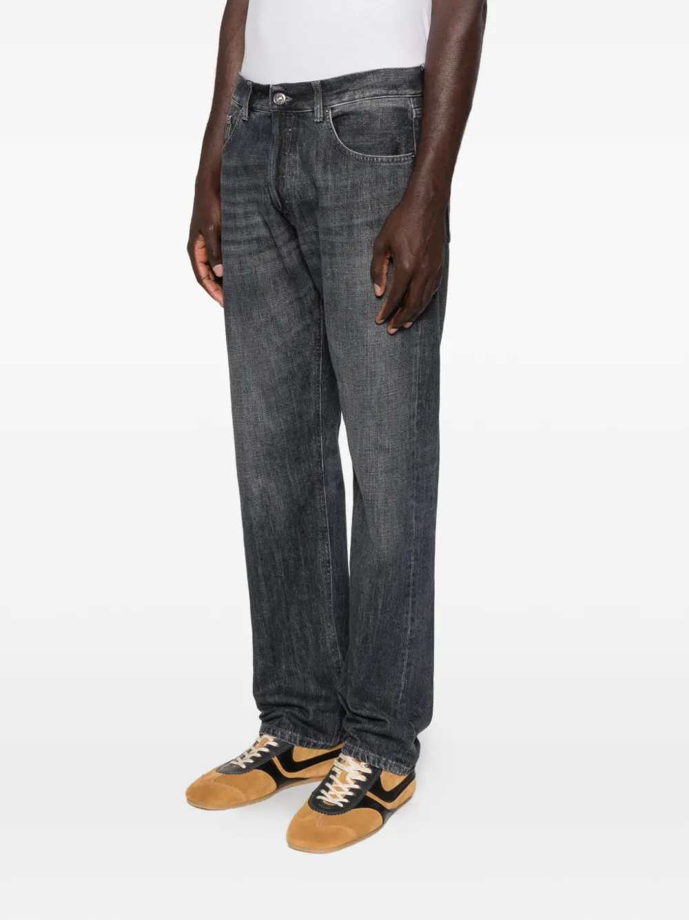 DONDUP Jeans met vervaagd-effect Blauw