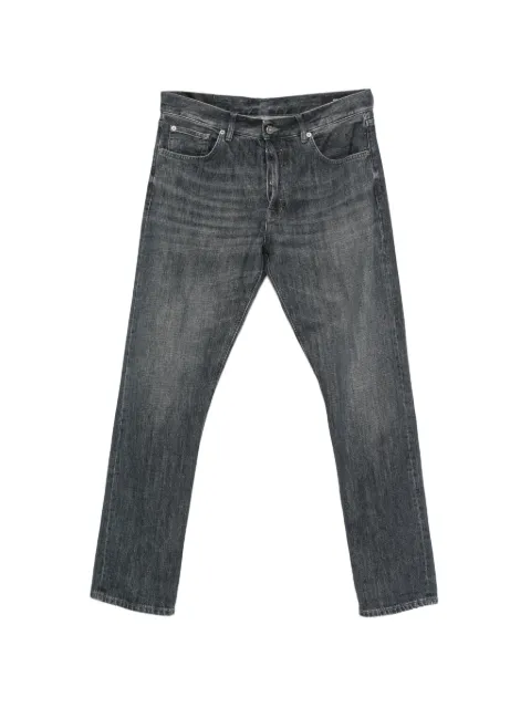 DONDUP faded-effect straight-leg jeans