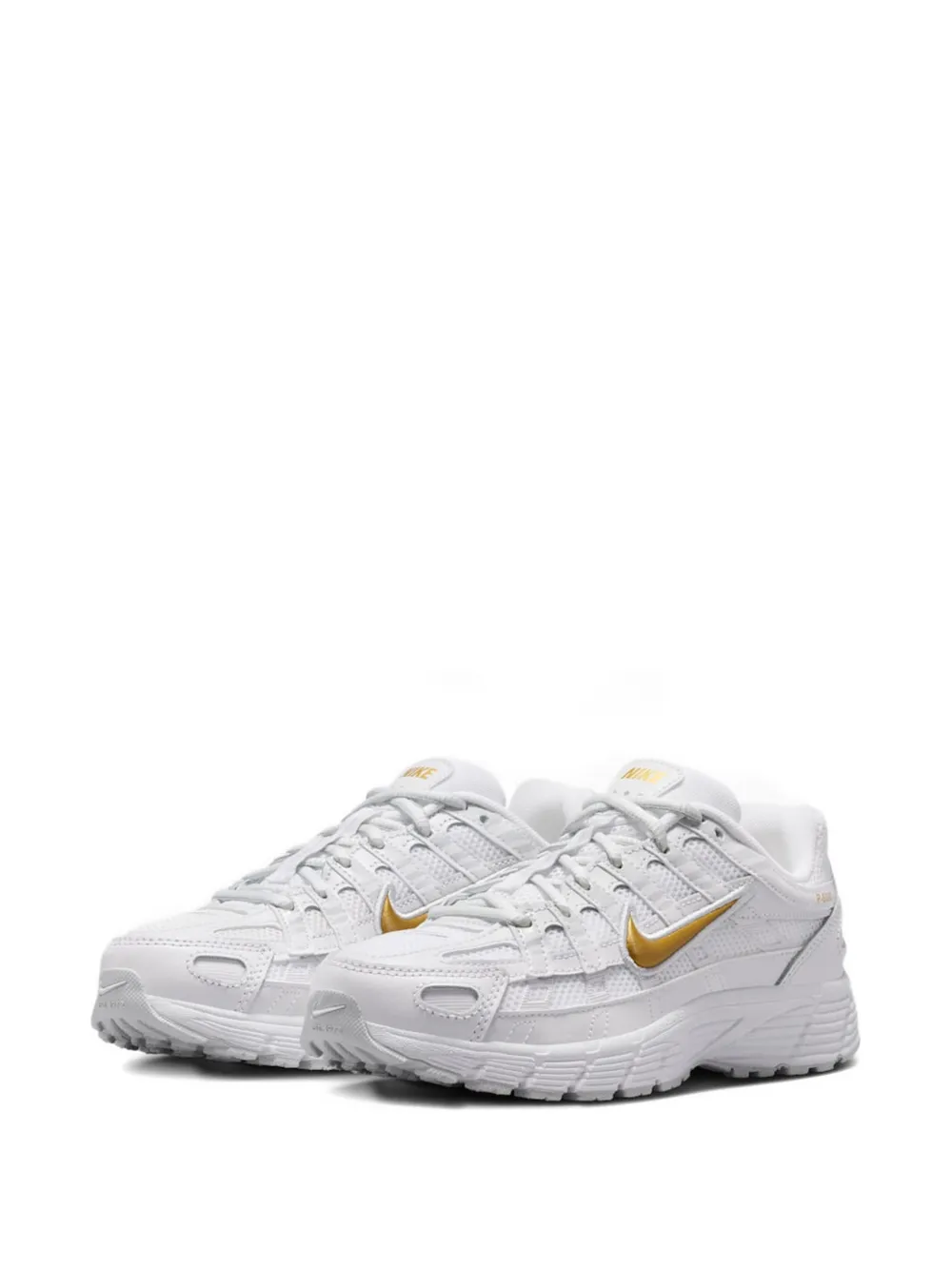 Nike Kids P-6000 lace-up sneakers - Weiß