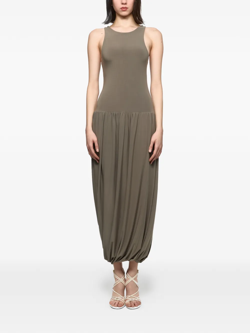 Atu Body Couture gathered midi dress - Grau