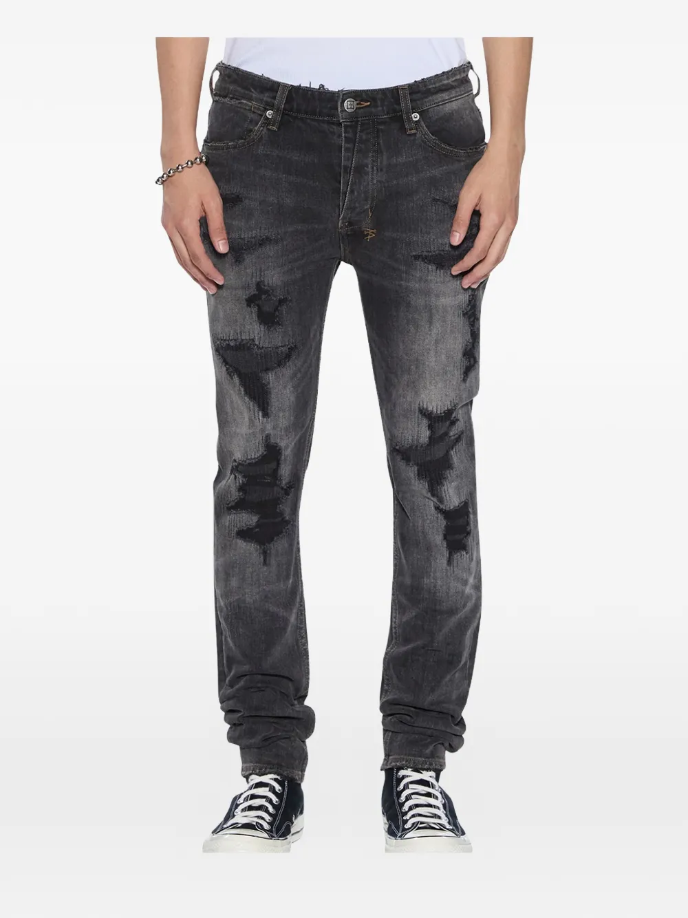 Ksubi distressed jeans - Grigio